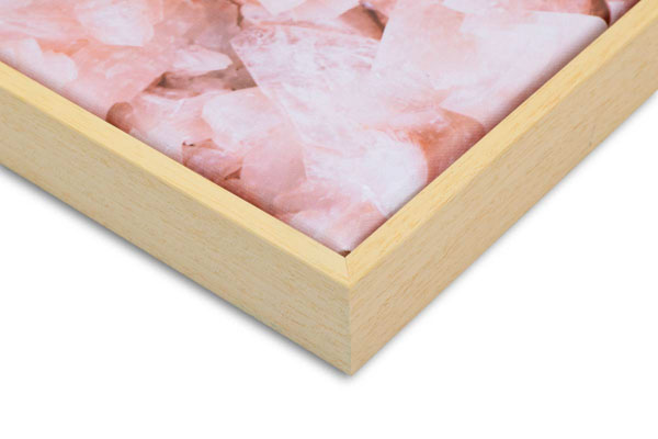 Canvas houten baklijst