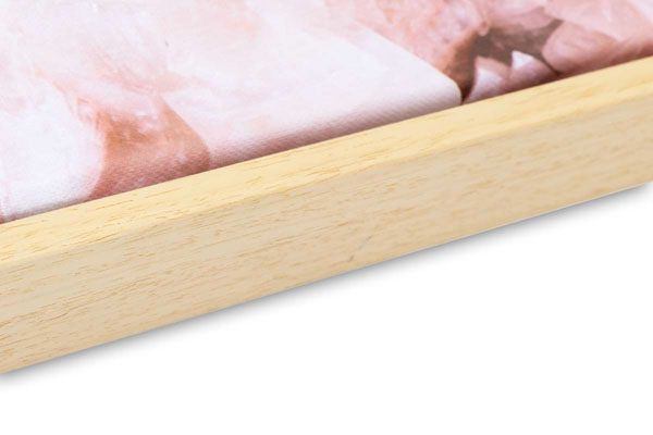 Canvas houten baklijst