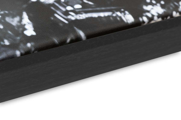 Canvas zwarte baklijst